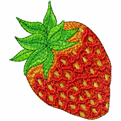 Strawberry Embroidery Design 3 Strawberry Embroidery Design 3